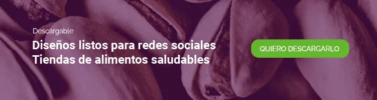 Crie artes para as redes sociais da sua loja de alimentos saudáveis