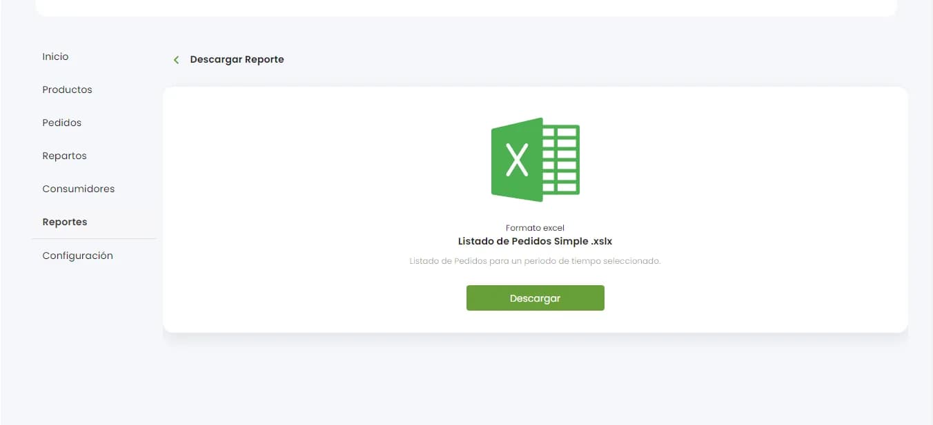 Como baixar pedidos para Excel ou Sheets