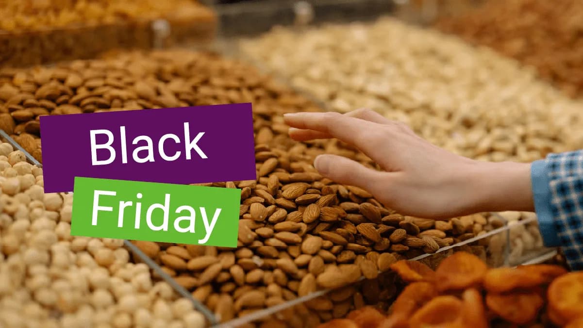 Black Friday em lojas de alimentos saudáveis