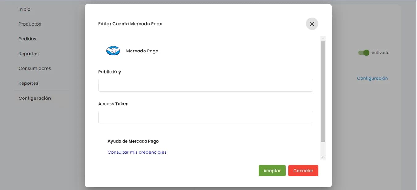 How to set up Mercado Pago
